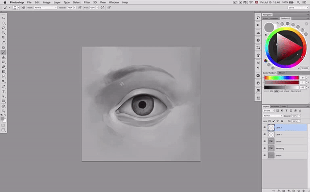 How to Paint Realistic Eyes, Step 12